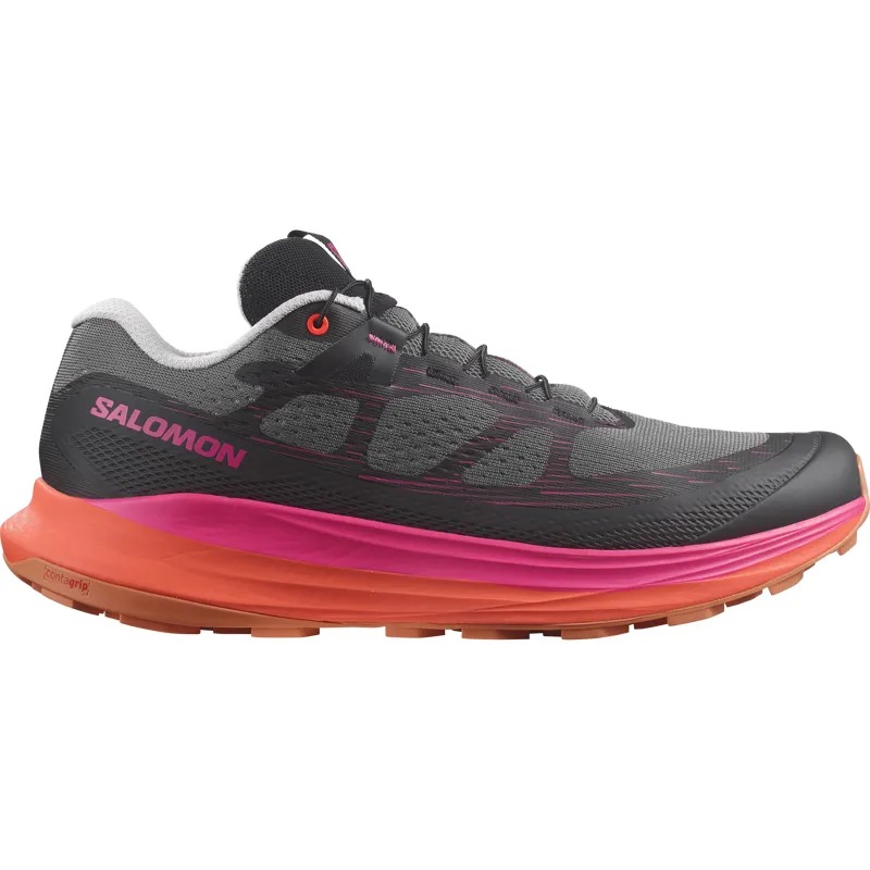 Salomon Ultra Glide 2 Men's Trail Running Shoe in Plum Kitten/Black/Pink Glow